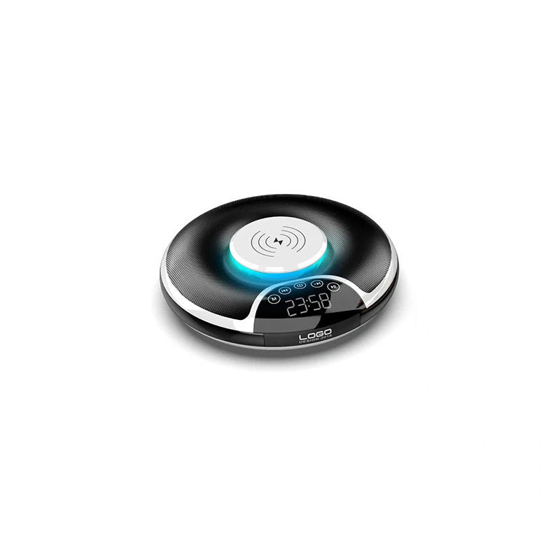 UFO Creative Smart Bluetooth Speaker with Wireless Charging in Gold and Black