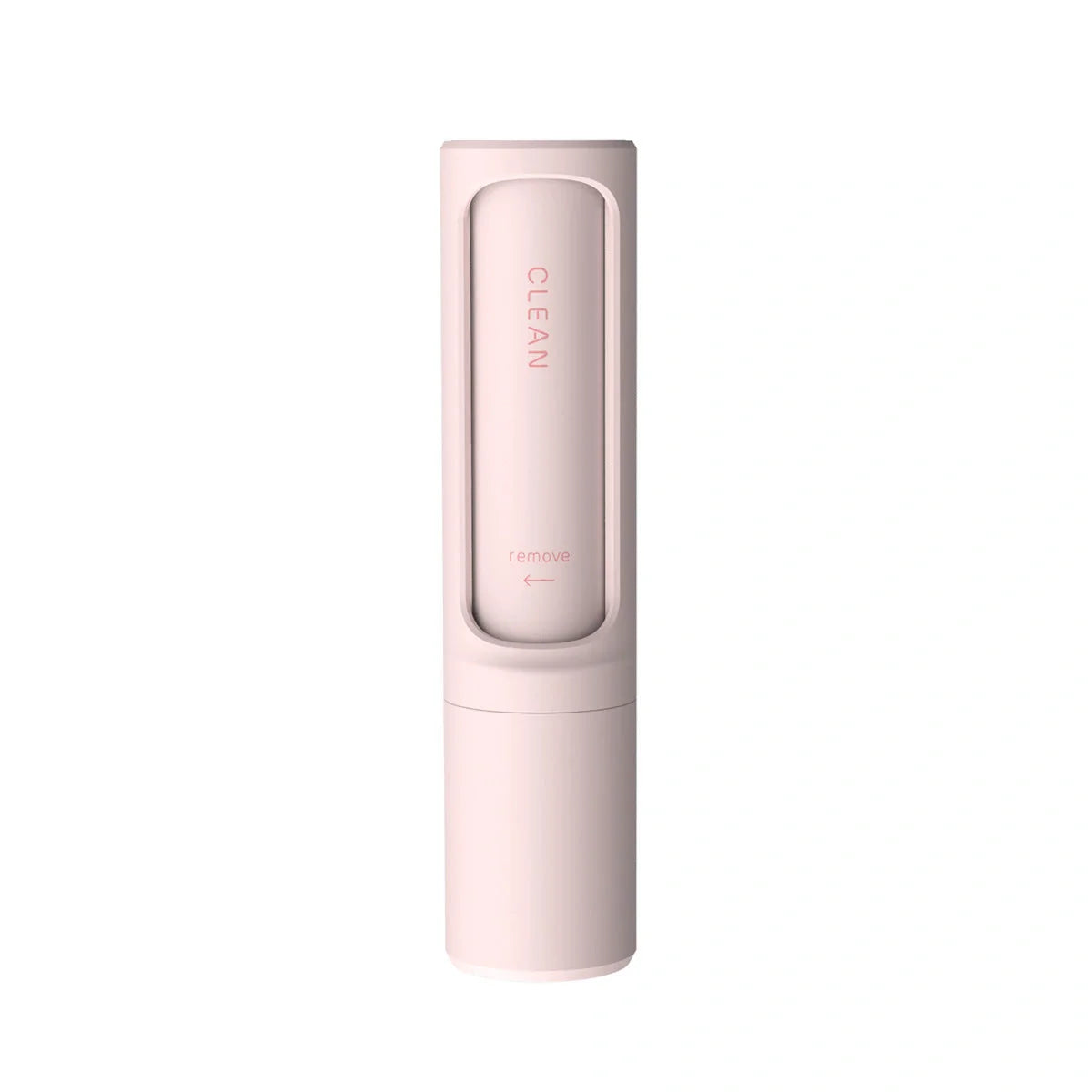 Rotating cylinder electrostatic pet hair remover brush in white, blue, green, and pink