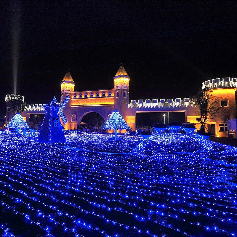 Premium LED Christmas fairy lights in various colors and lengths for magical home decor