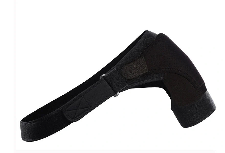 Adjustable neoprene shoulder support brace for dislocation and arthritis pain relief
