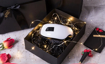 Bluetooth Eye Massager with Air Pressure, Vibration, and Heating Therapy for Soothing Eye Care