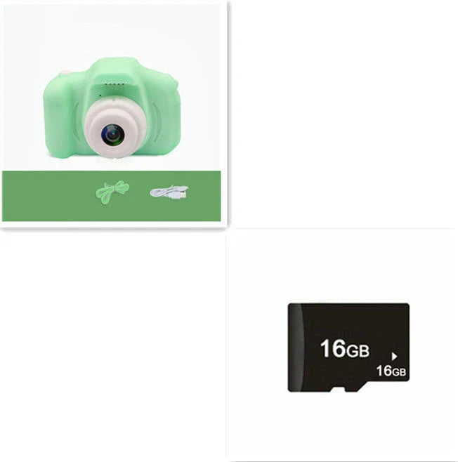 A colorful, cartoon-inspired digital camera for kids with fun filters and high-quality features