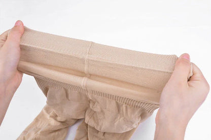 Seamless high waist shapewear short in nude and black for tummy control