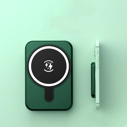 Mini Fast Charging Magnetic Wireless Power Bank in various colors