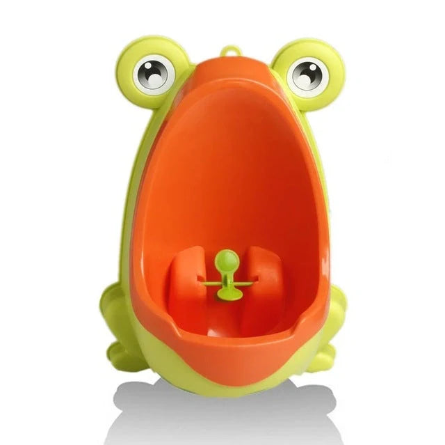 Ergonomic Frog Children Baby Potty Toilet in vibrant colors with adjustable height feature