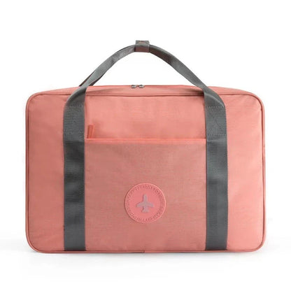 Premium waterproof polyester shoe storage bag with laminated zipper pocket and breathable design for travel and various occasions
