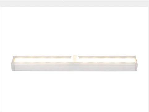 Sleek motion-activated LED cabinet light with infrared sensor for hands-free, energy-efficient illumination