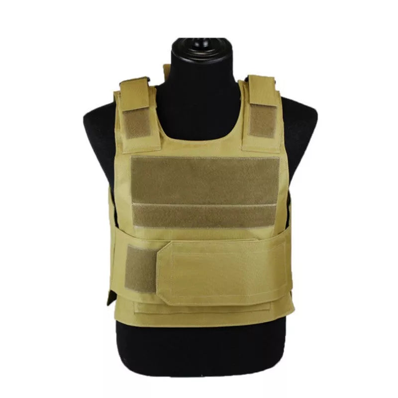 Black Hawk tactical vest in various camouflage patterns with adjustable straps