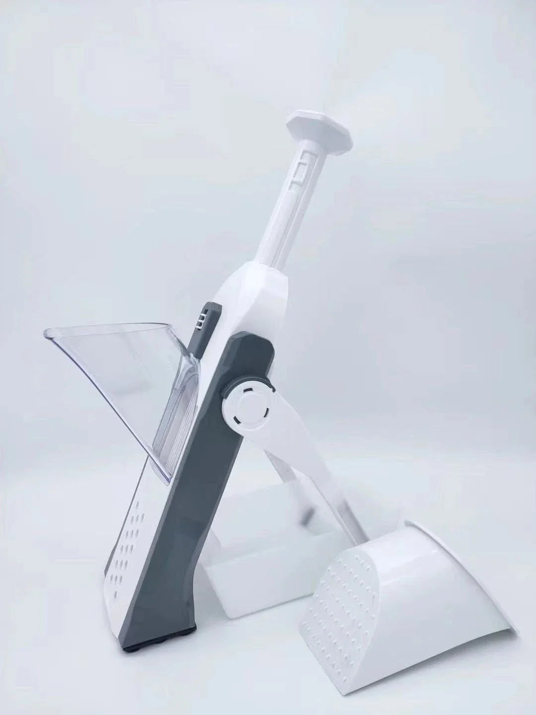 Premium Multifunctional Vegetable Slicer and Chopper with Stainless Steel Blades and Durable ABS Construction