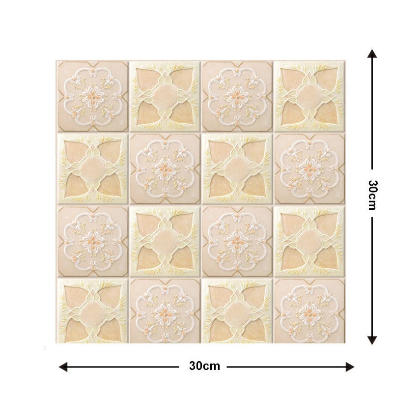Brick texture self-adhesive wallpaper for moisture-proof home decoration