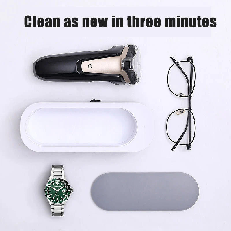 Premium ultrasonic cleaning machine for jewelry, glasses, watches, dentures, and more