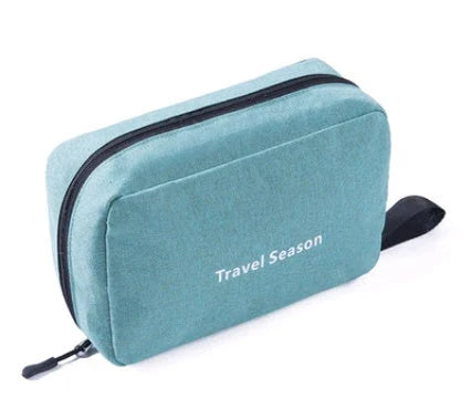Versatile Travel Organizer: Portable Hanging Makeup Bag with Ample Storage Pockets for Essentials
