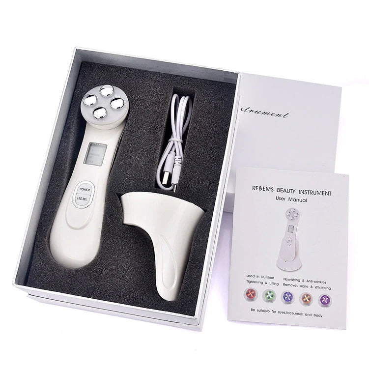 EMS radio frequency beauty instrument for skin rejuvenation