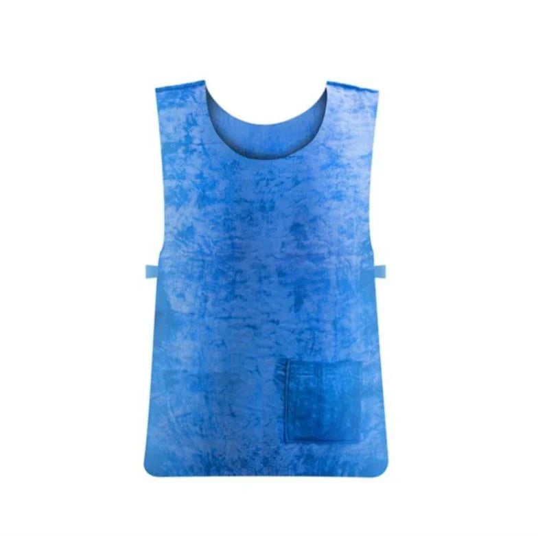 Blue Iced Vest for summer heat relief with high water absorption