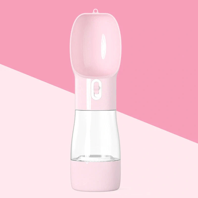 Traveling Out Portable Dog Water Dispenser with food and water compartments