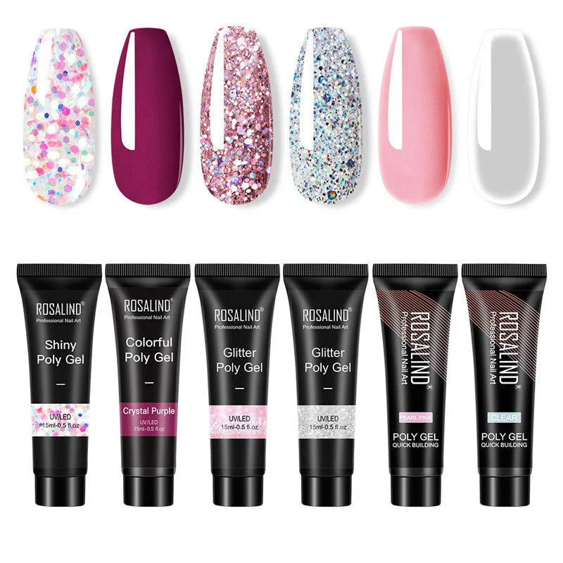 Multi-colour builder gel for professional nail extensions, 15ml