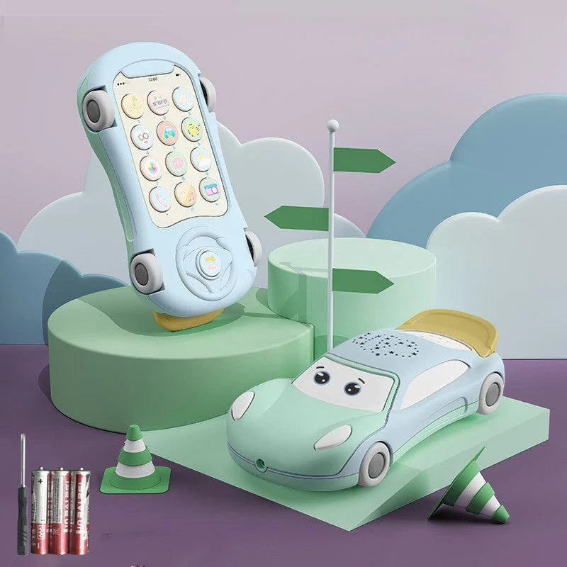 Telephone Toys Juguetes Bebe Luminous Projector Learning Toy Car for infants