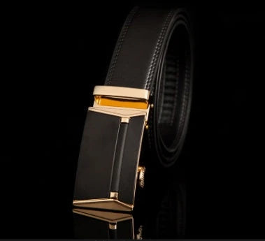 Premium leather automatic buckle belt in multiple styles and sizes