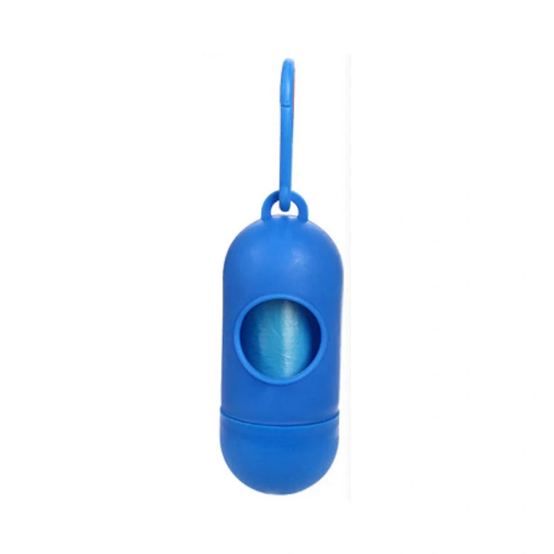 Eco-friendly dog poop bags in various colours for pet waste cleanup