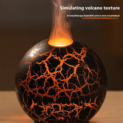 Creative Planet Colourful Atmosphere USB Humidifier with crackle finish in black and white