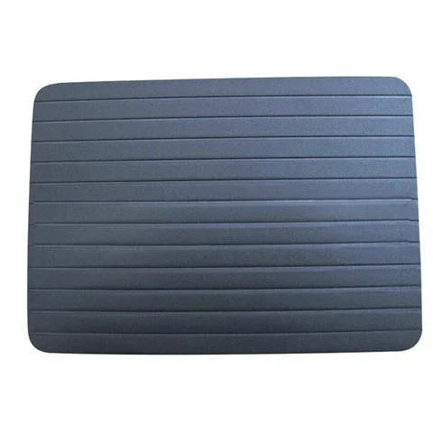 Rapid aluminium defrosting tray for quickly thawing frozen meats, seafood, and other frozen foods
