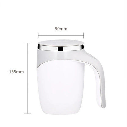 Hands-Free Magnetic Stirring Mug for Effortless Beverage Mixing at Home or Office