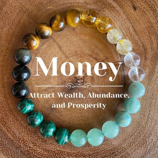 Natural Stone Citrine Dongling Malachite Bracelet in various colours