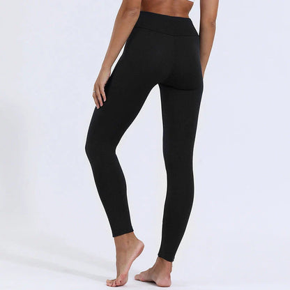 Women's Cozy Thermal Fleece Leggings in Various Colors and Sizes
