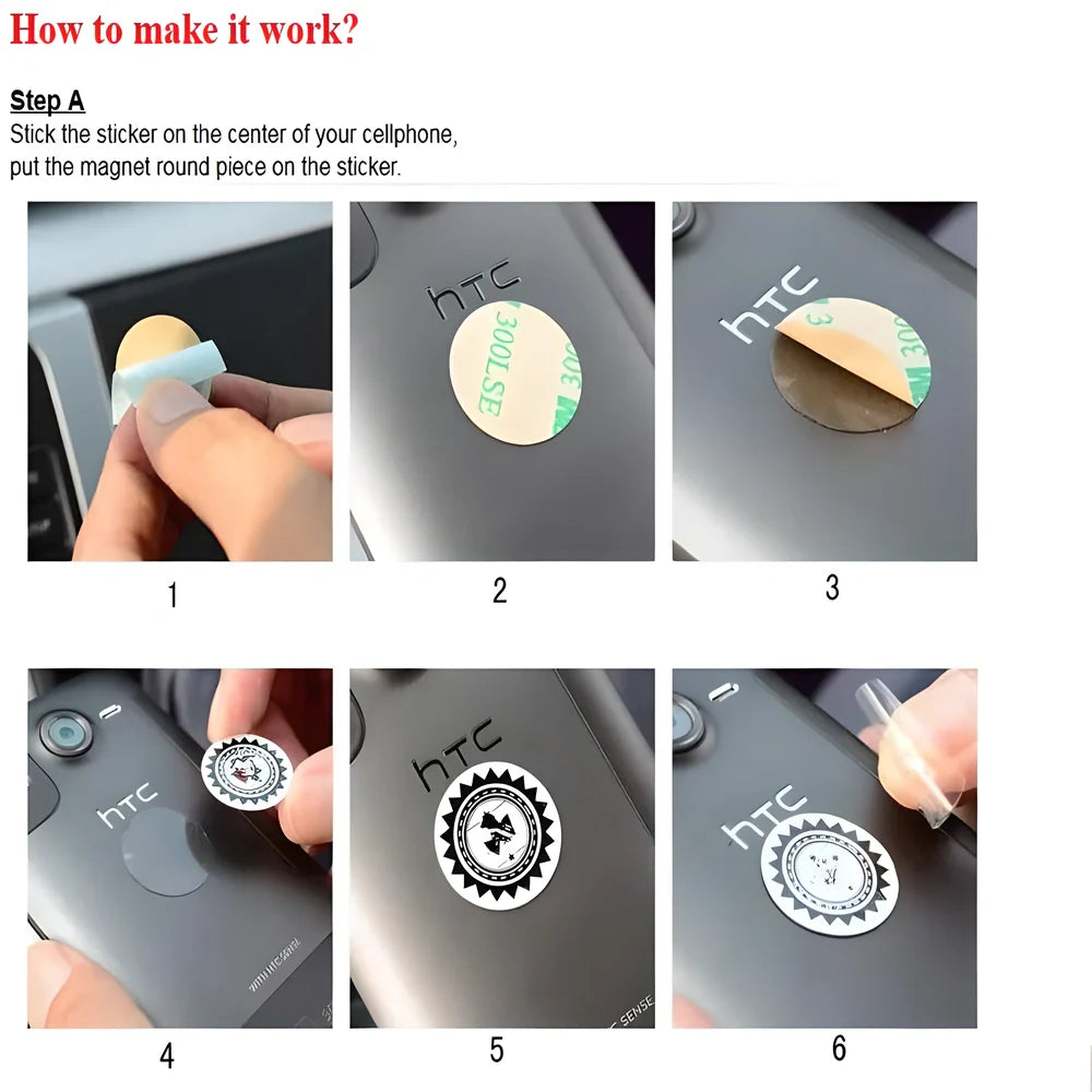 Phrone™ - Sleek 360-degree Magnetic Car Phone Holder for UK Drivers