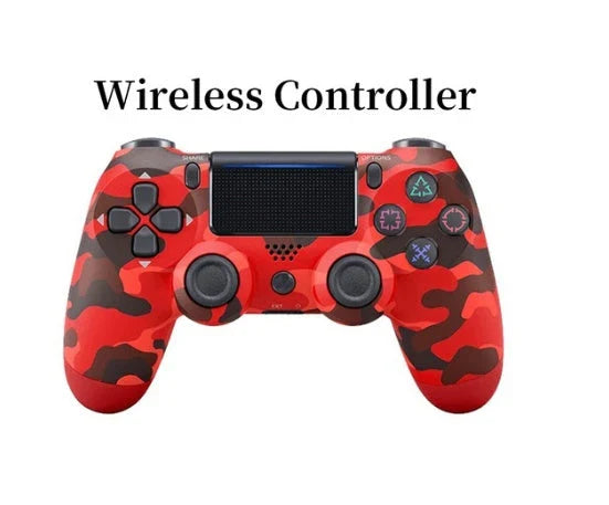 Ergonomic PS4 wireless controller with precise controls, responsive touchpad, and customizable design for an immersive gaming experience