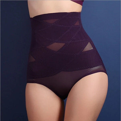 Premium high-waist postpartum shaping pants in black, beige, and multi-color options