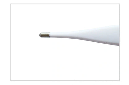 Premium digital thermometer with sleek white design and large display for accurate temperature readings