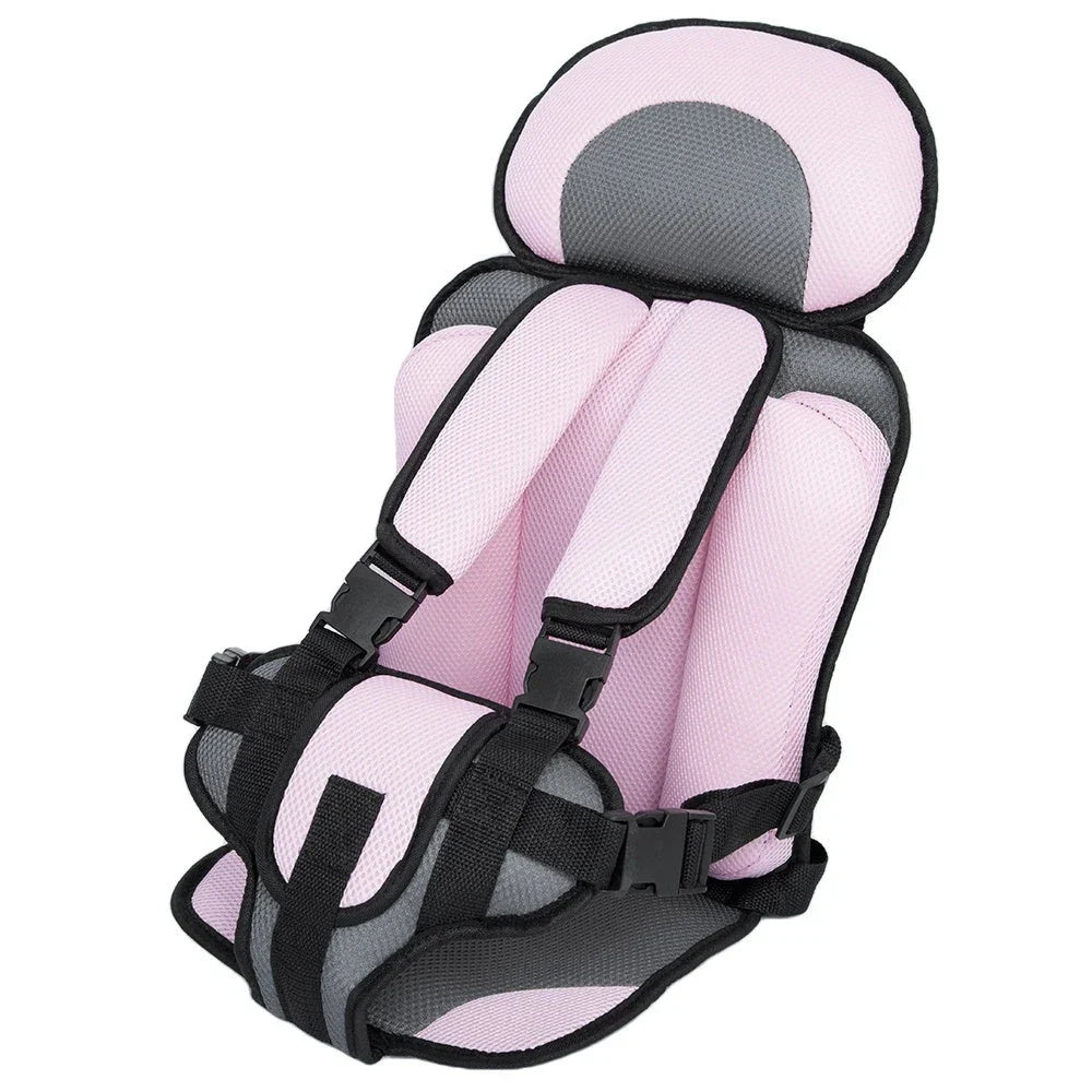 Deluxe Convertible Car Seat with adjustable recline, five-point harness, and removable, machine-washable cover