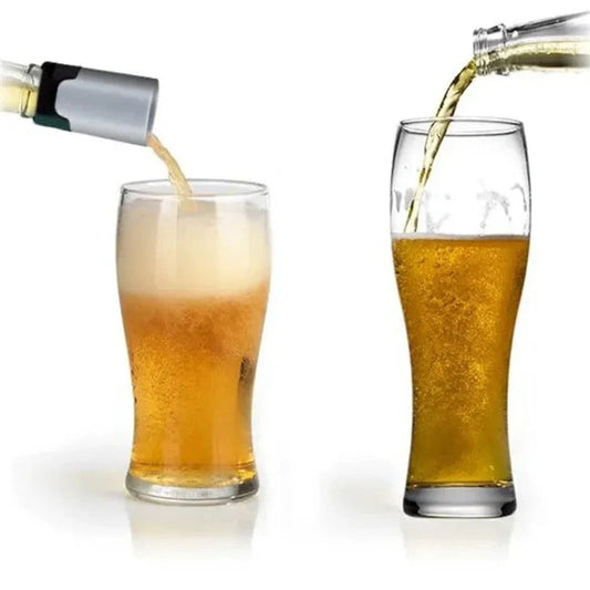 Portable Beer Foam Maker for draft beer flavour at home, compact and easy to use