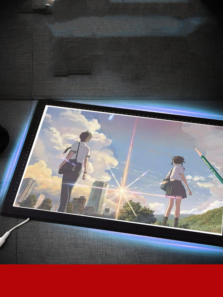 A4 USB Copying Translucent Painting Drawing Board with adjustable brightness