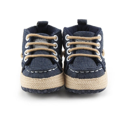 Jacket jeans Jobon baby shoes in cotton for toddlers aged 0-18 months