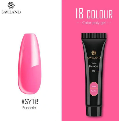 15g Coloured Crystal Nail Extension Glue for vibrant, durable nail art