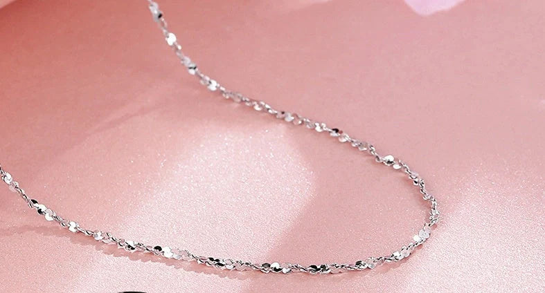 Elegant S925 Sterling Silver Necklace showcasing timeless design and quality craftsmanship