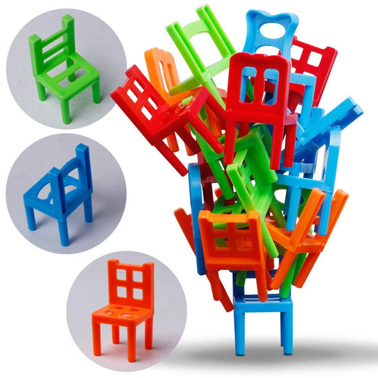 Board Game Balance Chairs for family fun and skill development