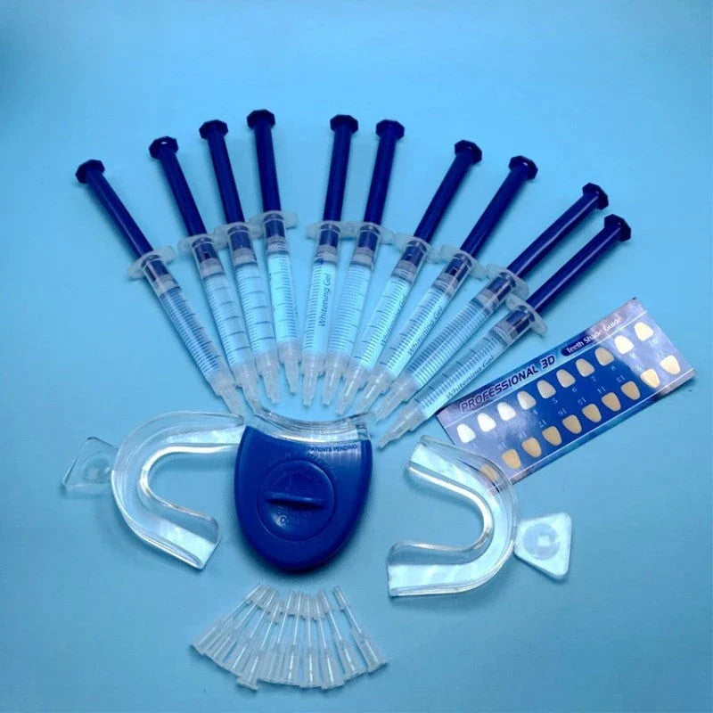 Premium teeth whitening kit with LED light for a dazzling, radiant smile