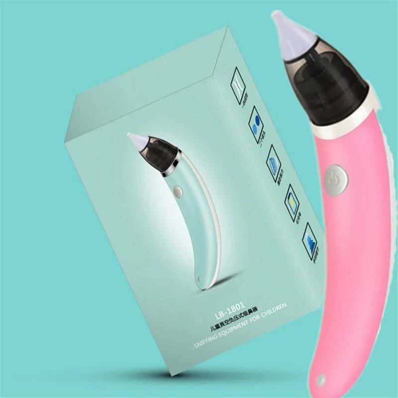 Electric Nasal Aspirator with Adjustable Suction Levels for Gentle Mucus Removal in Babies