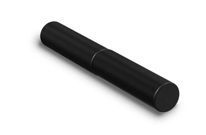 Portable USB rechargeable smokeless ashtray with air filter in black