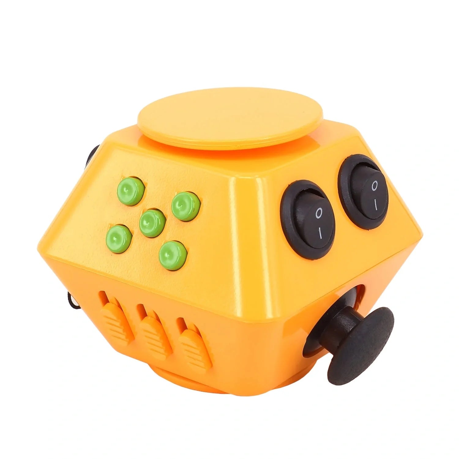 Ten-sided Spinner Cube in various colours for stress relief