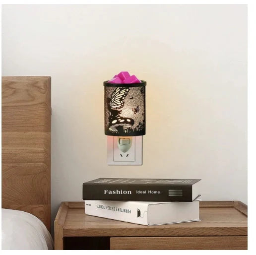 Metal Wall-Plug Wax Melt Warmer in various elegant patterns