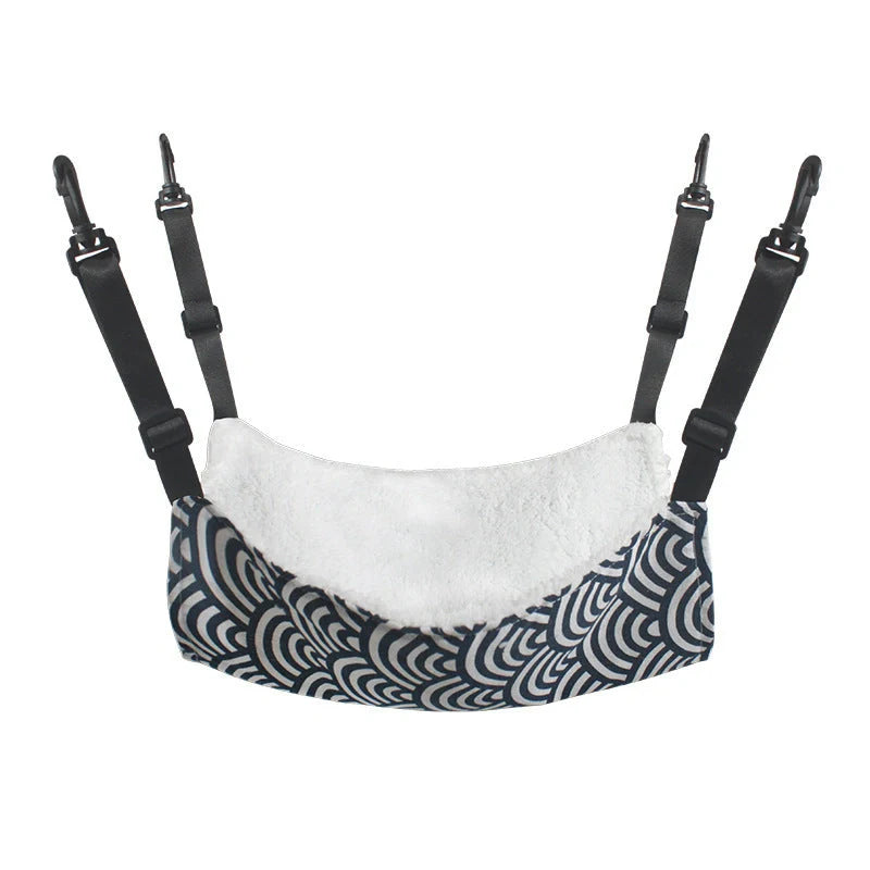 Cosy lamb fleece cat hammock bed in various colours and sizes, perfect for your pet's comfort.