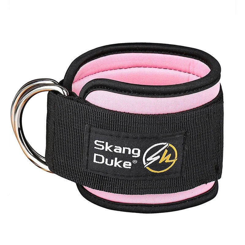 Leg Muscle Trainer with neoprene ankle cuff for gym workouts