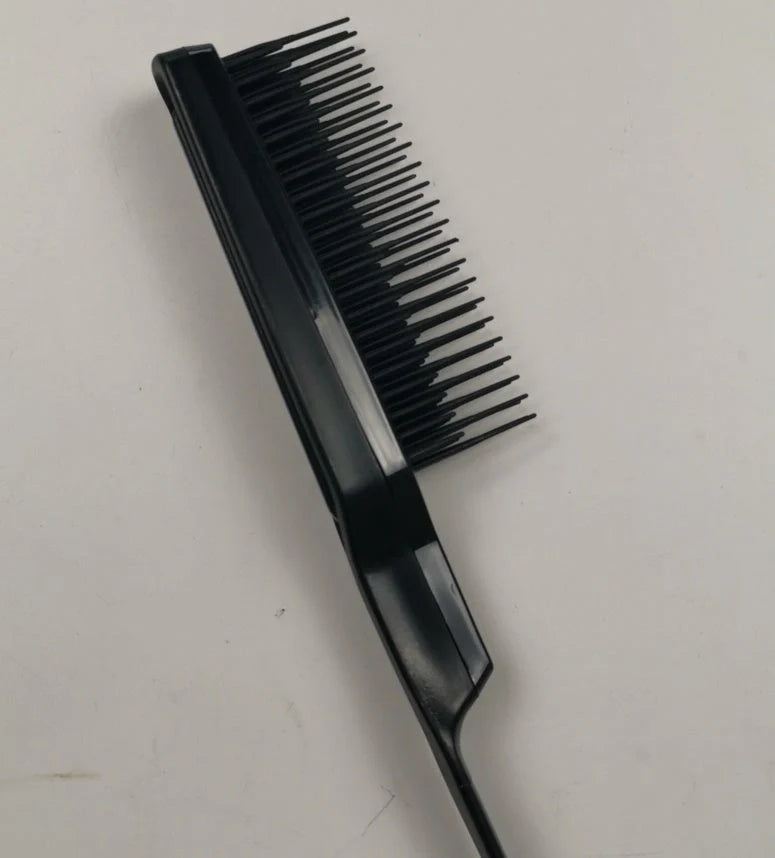 Fluffy shaped styling comb in vibrant colours for gentle hair detangling