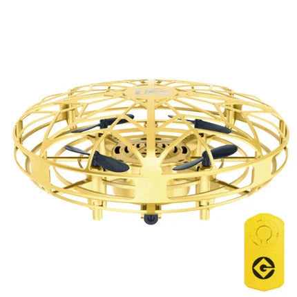 Intuitive air drone with UFO-inspired design, gesture control, and automatic obstacle avoidance for seamless aerial experiences.
