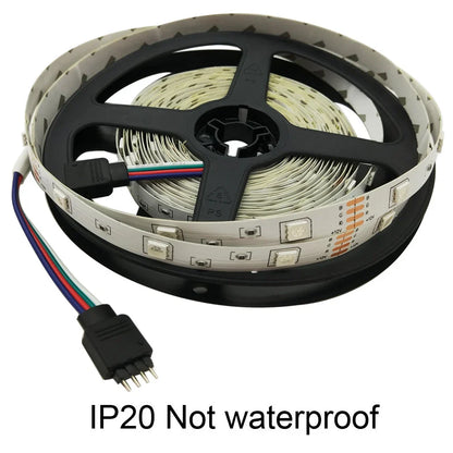Premium RGB 5050 LED strip lights with vibrant colour options and versatile installation