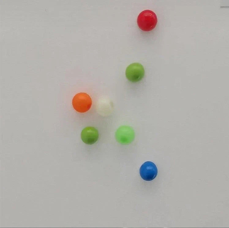 Premium Luminous Sticky Stress Relief Balls in various colors and sizes, with a glow-in-the-dark feature for a captivating and soothing relaxation experience.